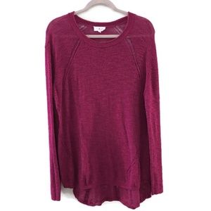 LOU & GREY Magenta Lightweight Spring sweater